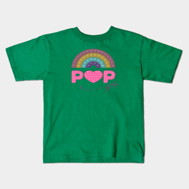 Pop It Kids T-Shirt by Printable Beauty Art